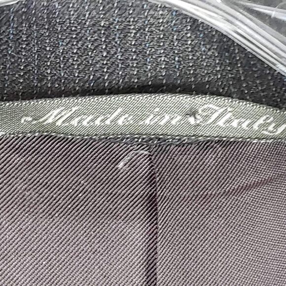 CANALI Coat Sport Jacket Blazer Wool Gray Stripe Three Button Mens 54L US 44 - Picture 7 of 15